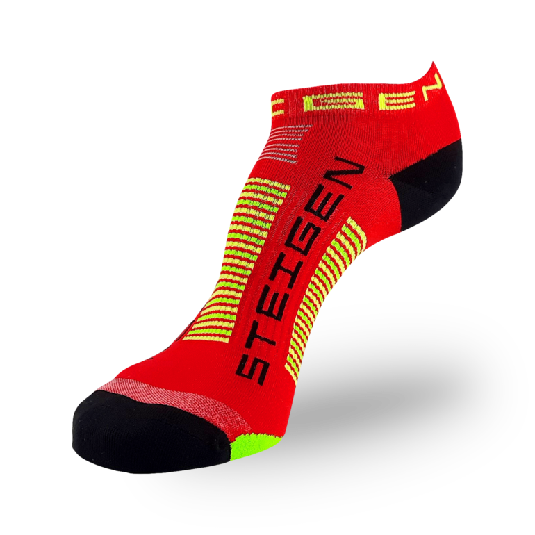 STEIGEN Running Socks Zero Length / Red