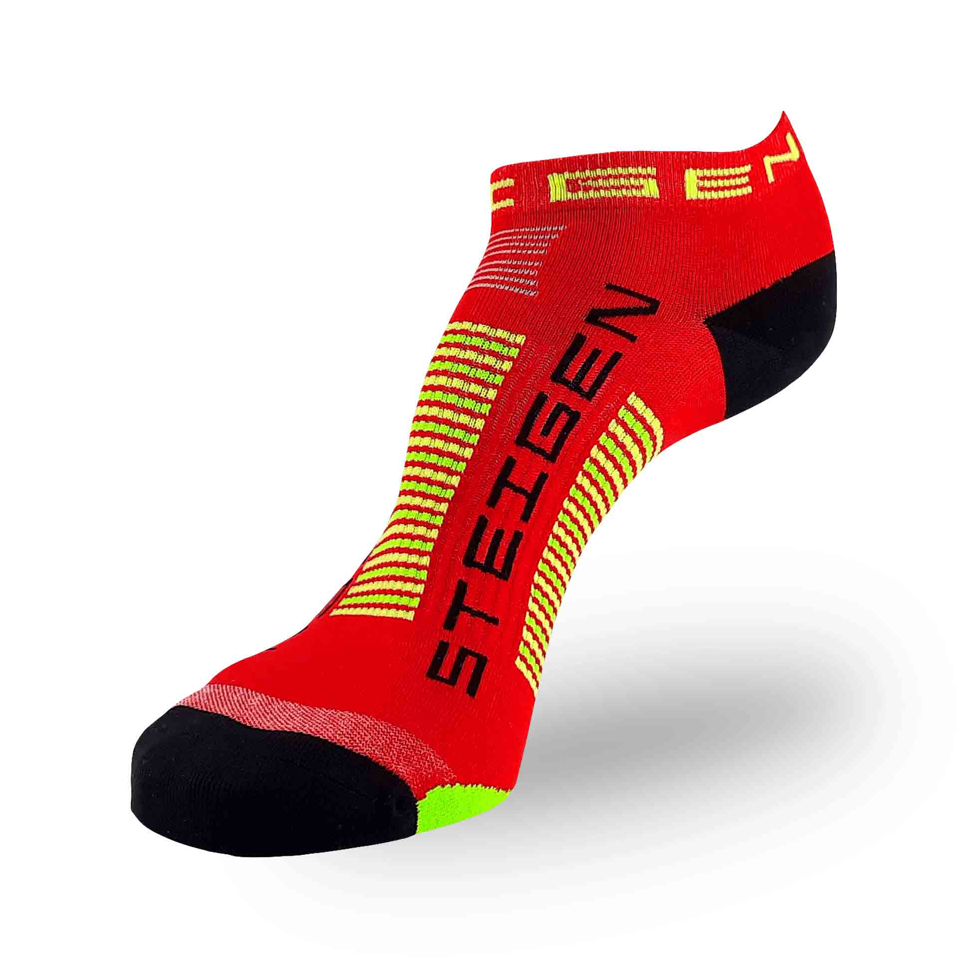 STEIGEN Running Socks Zero Length / Red