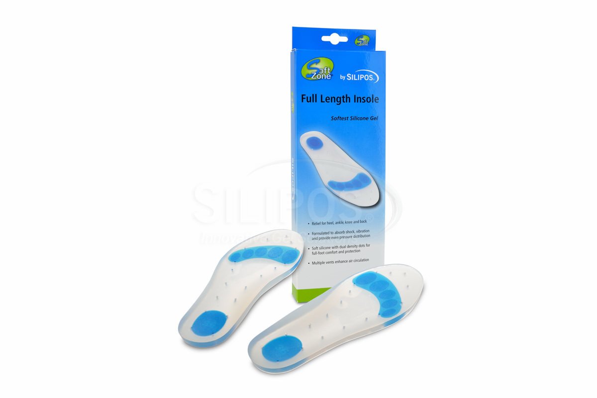 Silipos Softzone Full Length Silicone Insole