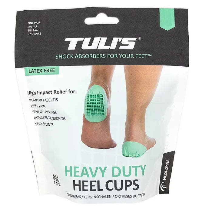 TULI'S® Heavy Duty Heel Cups - high impact relief