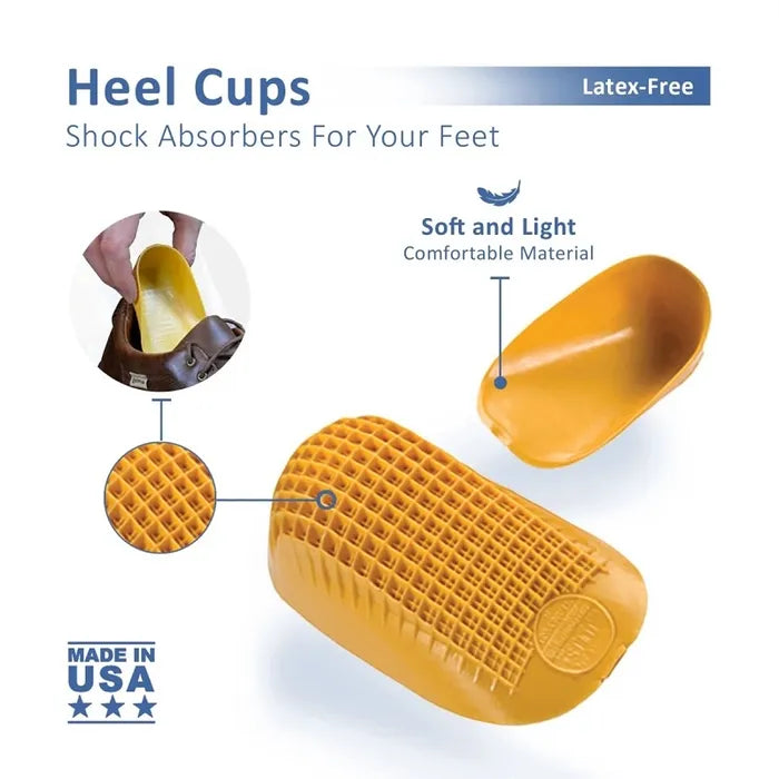 TULI'S® Classic Heel Cups - all purpose shock absorbers for your feet