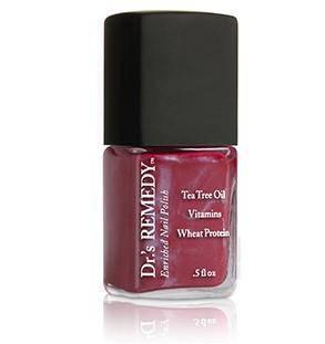 Dr.'s REMEDY Enriched Nail Polish - CHEERFUL Cherry (shimmer) 15ml for healthy nails