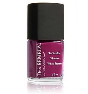 Dr.'s REMEDY Enriched Nail Polish - FOCUS Fuchsia (crème) 15ml for healthy nails