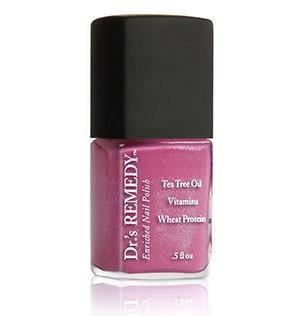 Dr.'s REMEDY Enriched Nail Polish - PLAYFUL Pink (shimmer) 15ml for healthy nails