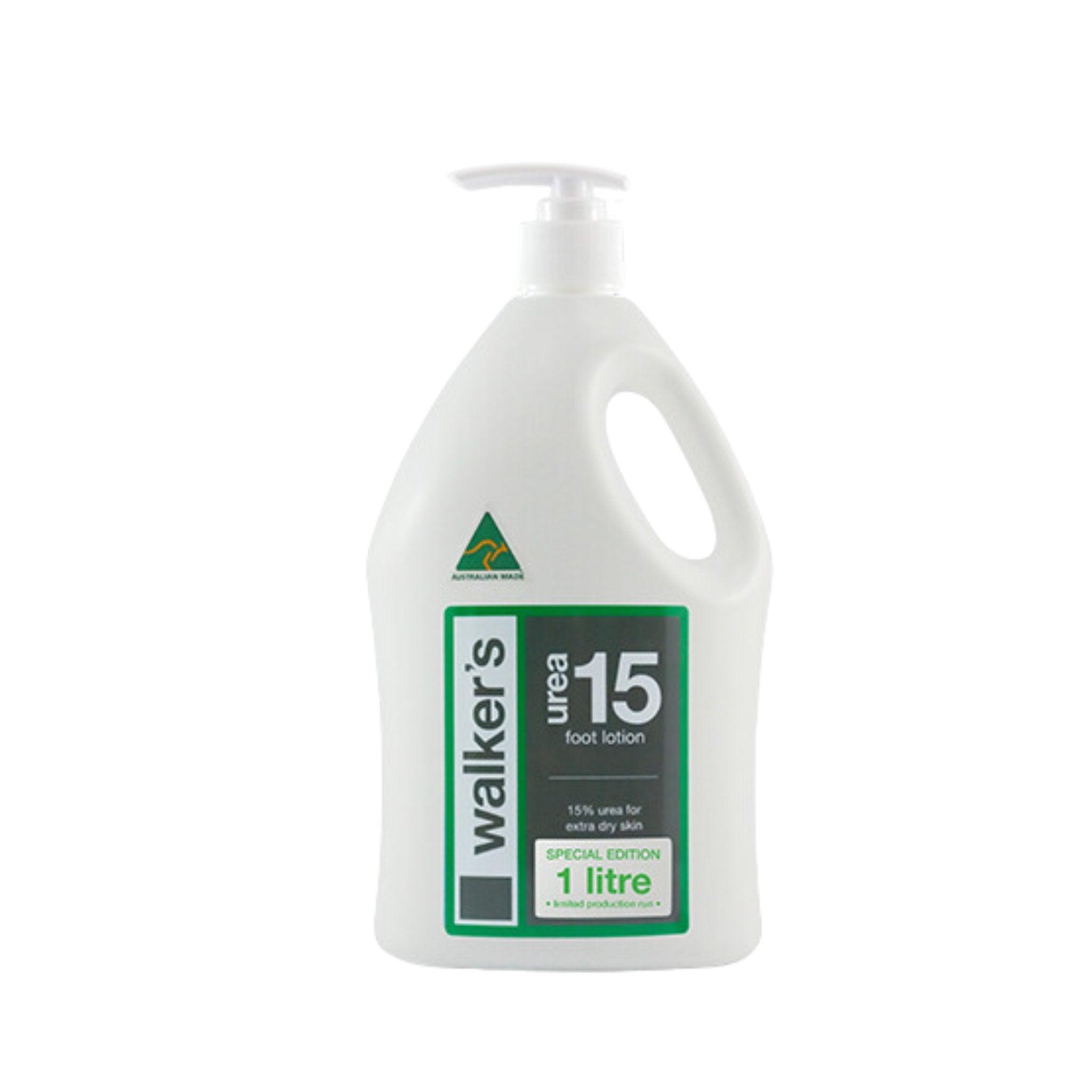 Walker's Urea 15 Foot Lotion for extra dry skin 1 Litre